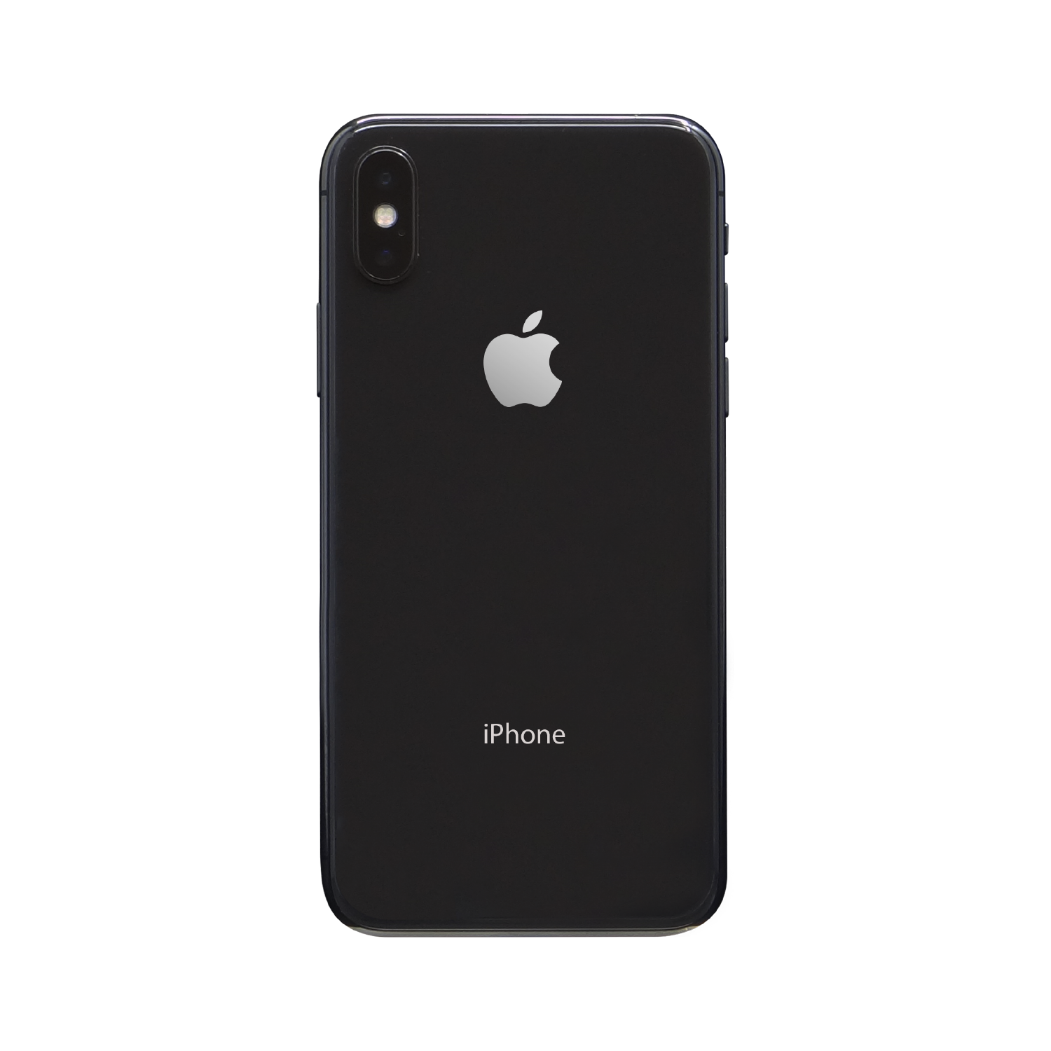 iPhone X_iPhone X Spacel Gray 02 (Retail) iPhone X gris espacial usado en Chile - vista posterior