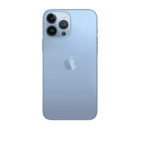 iPhone 13 Pro azul sierra usado en Chile - vista posterior