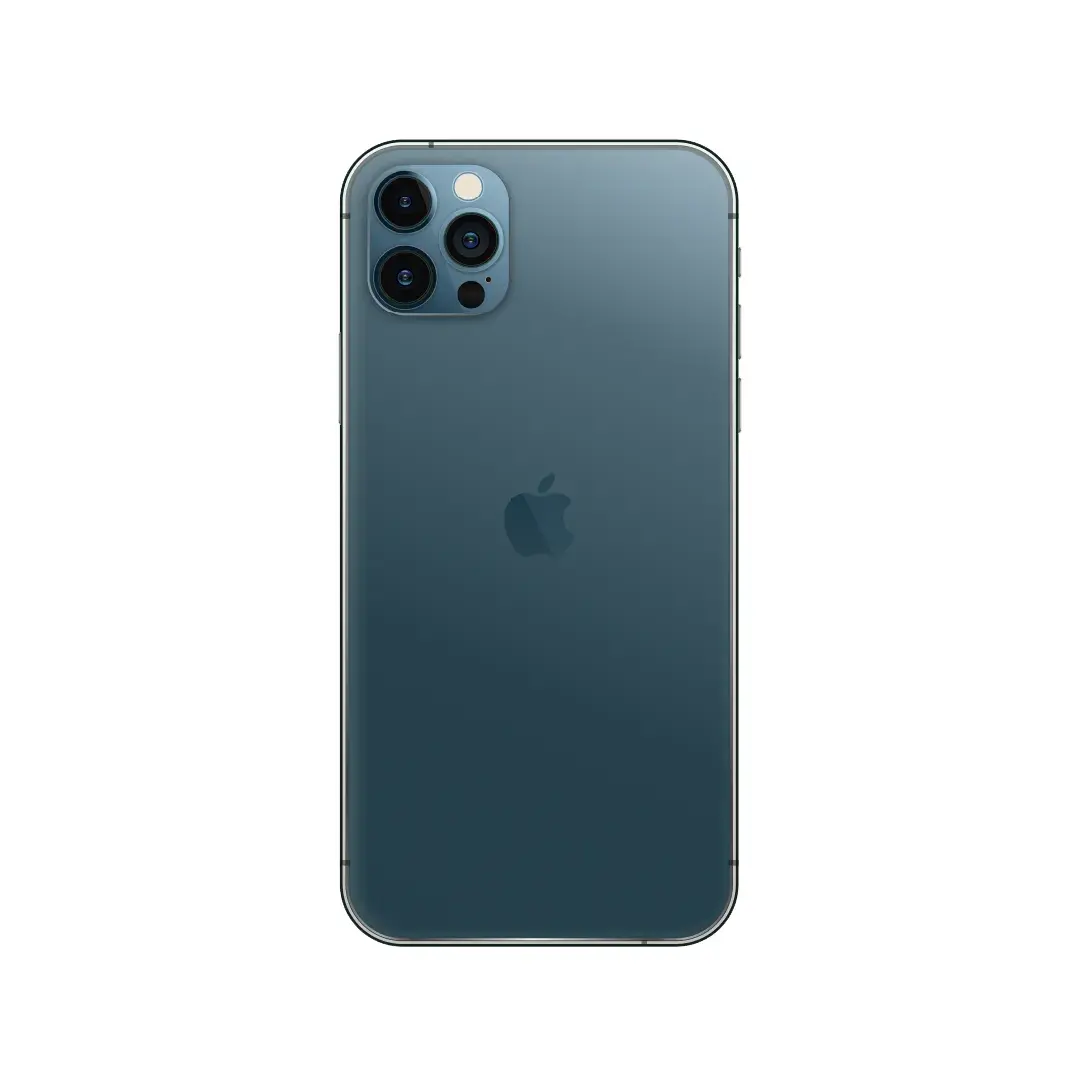 iPhone 12 Pro azul pacifico usado en Chile - vista posterior
