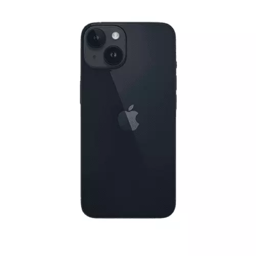 iPhone 14 negro usado en Chile - vista posterior