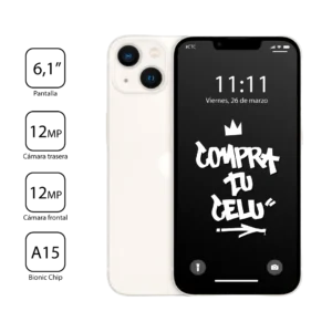 iPhone 13 blanco usado en Chile - vista principal
