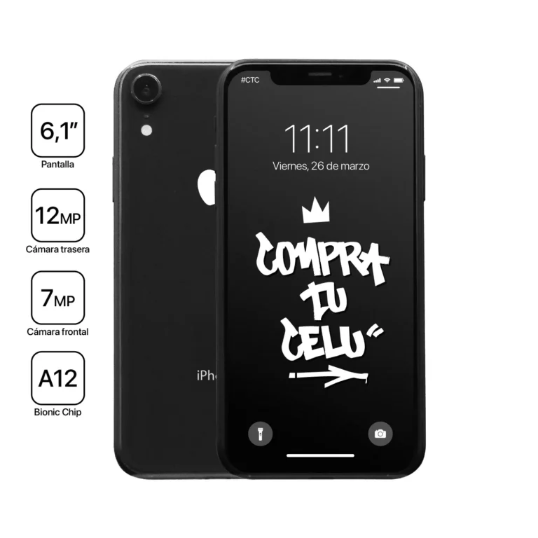 iPhone XR negro usado en Chile - vista principal